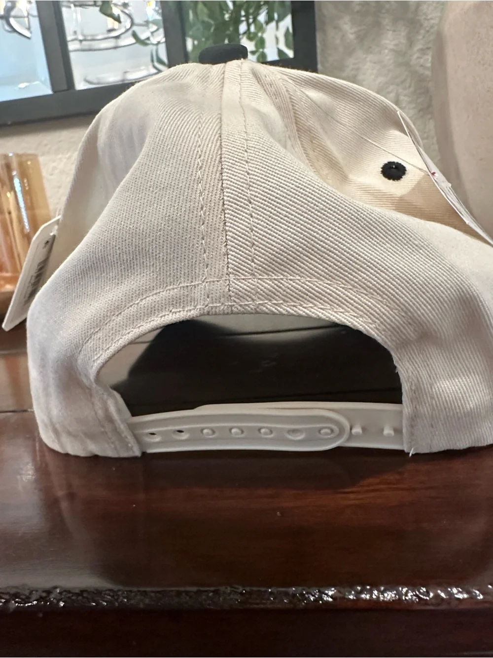 Altar'd State Two-Tone 'Sorry About My Husband' Cap - Cream & Black